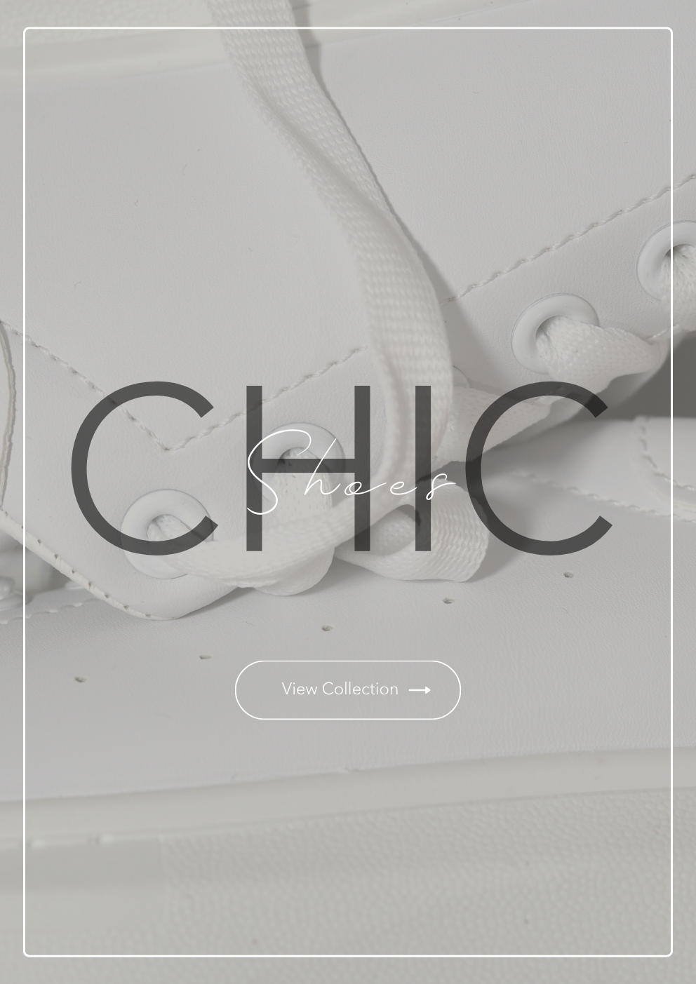 chic shoes white label